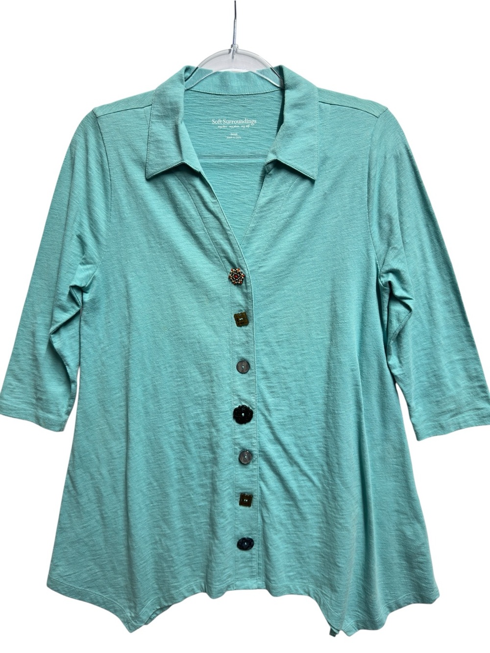 Pure Cotton Knit Twill Chino Shirt Cardigan